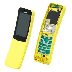 Nokia 8110 4G Lcd+Front Cover Yellow Service Pack
