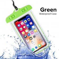 Universal Waterproof Mobile Case With Underwater Touch Sensitive Green