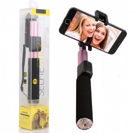 Remax P4 Bluetooth Selfie Stick Monopod RoseGold