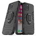 IPhone 11 Pro Max Finger Ring Kickstand Armor Black