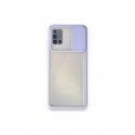 Samsung Galaxy A53 5G A536 Soft Edges Case With Camera Sliding Door Lila