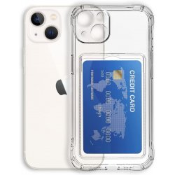 IPhone 13 Luxury Shockproof Card Holder Case Transperant