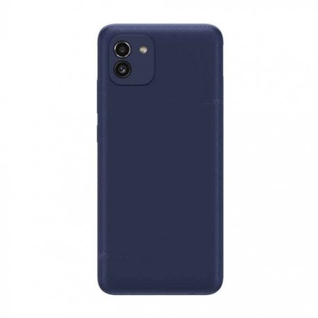 Samsung Galaxy A03 A035 Silky And Soft Touch Silicone Cover Petrol