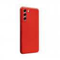 Samsung Galaxy S21 FE G990 Silicone Case Full Camera Protection Red