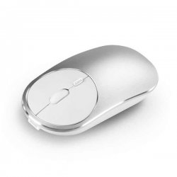 MBaccess M09S Aluminum Dual-Mode Wireless Mouse Silver
