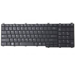 Toshiba Satellite Pro C650/C660/L650/L670 Keyboard US Black