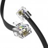 MBaccess Telephone Cable Rj11 Male To Male Phone Line Cord 1.5m