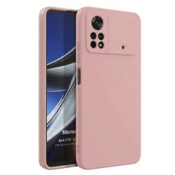 Xiaomi Pocofone M4 Pro 4G Silky And Soft Touch Silicone Cover Full Camera Protection Pink