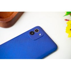 Samsung Galaxy A03 A035 Silicone Case Full Camera Protection Blue