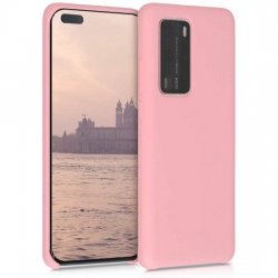 Huawei P40 Pro Silky And Soft Touch Silicone Cover Pink