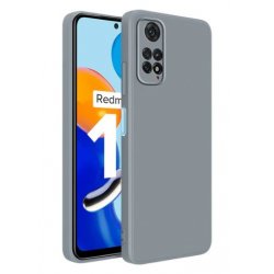 Xiaomi Pocofone M4 Pro 4G Silicone Case Full Camera Protection Grey