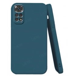 Xiaomi Pocofone M4 Pro 4G Silicone Case Full Camera Protection Dark Blue