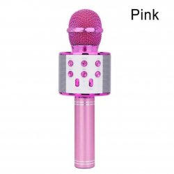 MBaccess V6 Wireless Microphone Hifi Speaker Pink