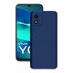 Vivo Y01 Silky And Soft Touch Silicone Cover Full Camera Protection Blue