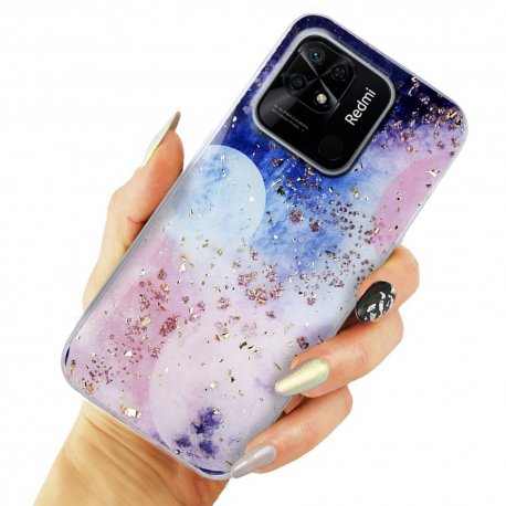 Xiaomi Redmi 10C Galactic Gold Glam Case