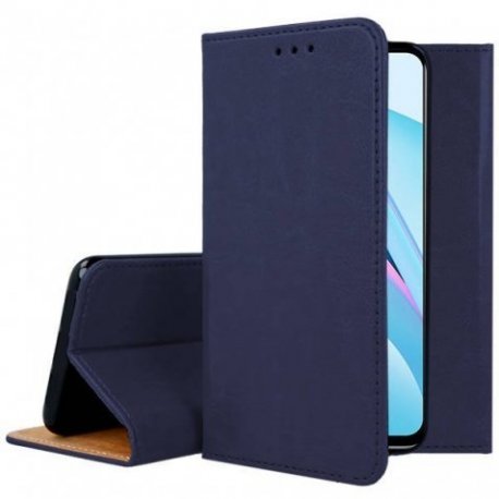 Xiaomi Redmi 10C Magnet Book Case Luxus Dark Blue