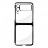 Samsung Galaxy Z Flip 3 F711 Plastic+Silicone Case Full Camera Protection Black