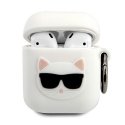 Apple Airpods KARL LAGERFELD KLACA2SILCHWH Case White Original