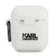Apple Airpods KARL LAGERFELD KLACA2SILCHWH Case White Original