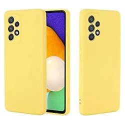 Samsung Galaxy A33 5G Silicone Case Full Camera Protection Yellow