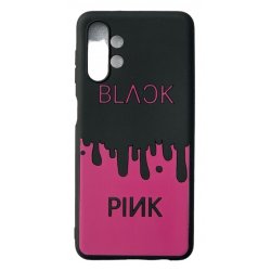 Samsung Galaxy A13 4G A135 Silicone Case Black-Pink