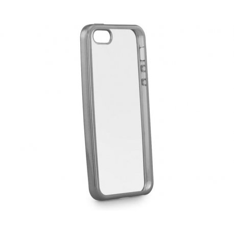 IPhone 5/5S/SE Silicone Plate Case Black