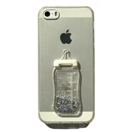 IPhone 5/5S/SE Silicone Case Transperant Baby Bottle
