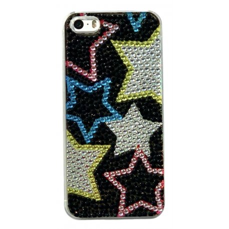 IPhone 5/5S/SE Plastic Case Strass Stars