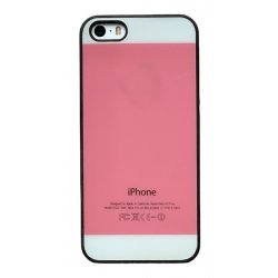 IPhone 5/5S/SE Plastic Case LO Pink-White