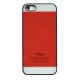 IPhone 5/5S/SE Plastic Case LO Red-White