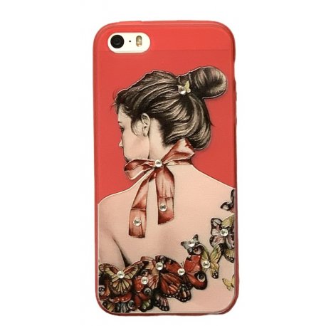 IPhone 5/5S/SE Plastic Case Red