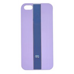 IPhone 5/5S/SE Plastic Case with LO Lila Purple Line