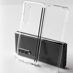 Samsung Galaxy Z Fold 4 Plastic Case Full Camera Protection Transperant