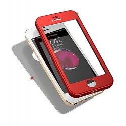 IPhone 5/5S/SE 360 Degree Full Body Case Red