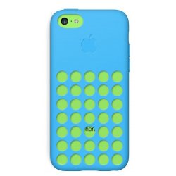 IPhone 5C Silicone Faceplate Case Blue Original
