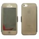 IPhone 5/5S/SE Book Case Transperant Smoke