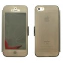 IPhone 5/5S/SE Book Case Transperant Smoke