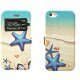 IPhone 5/5S/SE Book Case View Starfish