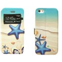IPhone 5/5S/SE Book Case View Starfish