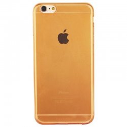 IPhone 6/6S Silicone Case Orange Transperant