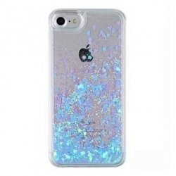 IPhone 6/6S Case Futerał Liquid Glitter Blue