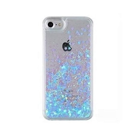 IPhone 6/6S Case Futerał Liquid Glitter Blue
