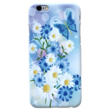 IPhone 6/6S Plastic Case Butterfly Flowers