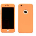 IPhone 6/6S 360 Liquid Silicone Case Orange