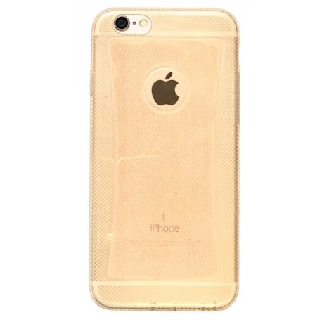 IPhone 6/6S Silicone Case Glitter Orange