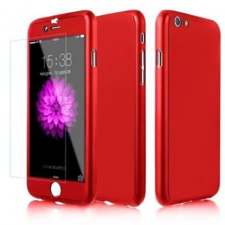 IPhone 6 Plus/6S Plus Ultra Thin 360° Full Body Protective Case Red
