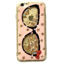 IPhone 6/6S Silicone Case Liquid Glitter Glasses