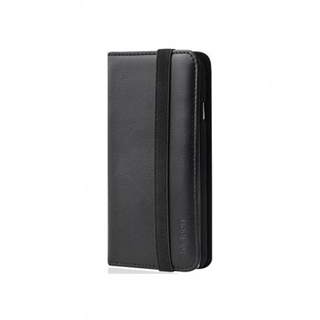 IPhone 6/6S Book Case Dark Grey with rubber band