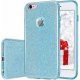 IPhone 6 Plus/6S Plus Silicone Case with Glitter Blue