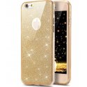 IPhone 6 Plus/6S Plus Silicone Case with Glitter Gold